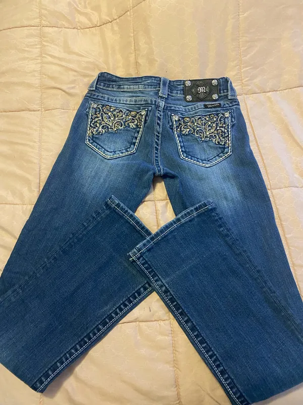 Miss Me Jeans Bootcut Bling Denim 25 - Image 2
