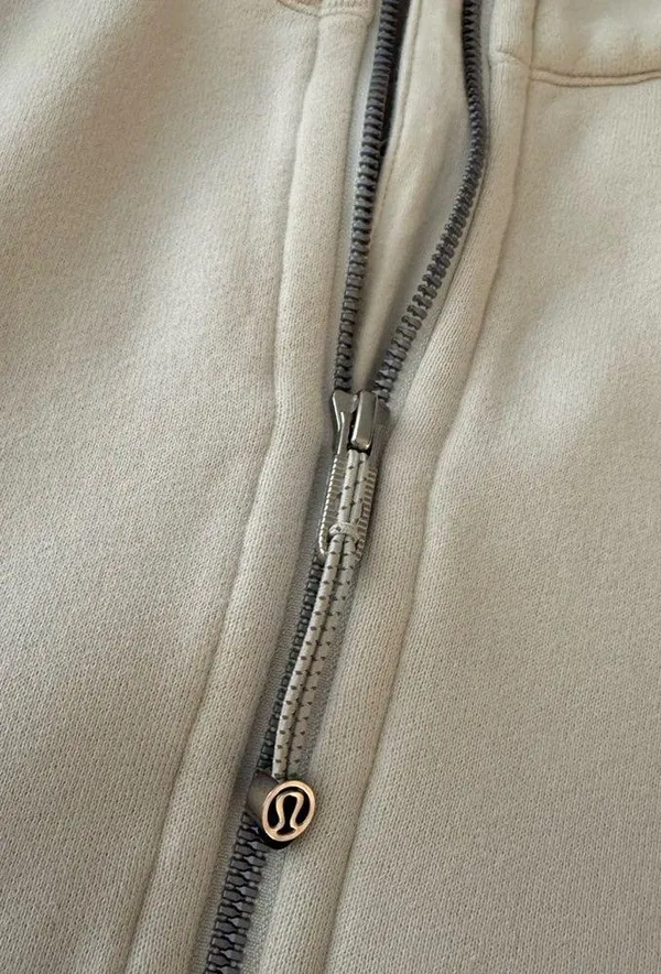 Lululemon Scuba Oversized Half Zip Hoodie. Bone color. Size M/L - Image 7