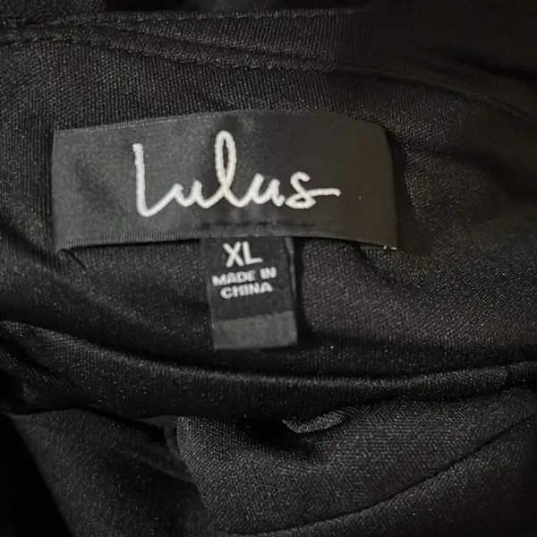 Lulus Perfect Opportunity Black Maxi Dress in Black, Size XL NEW w/Tag - Image 6
