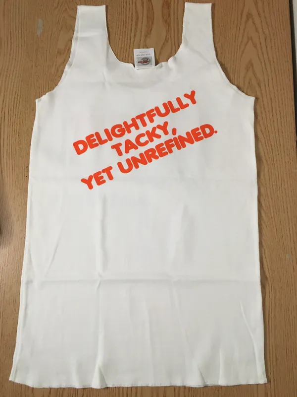 Hooters New Girl Rare Uniform Tank Missing Threading Size Medium - Image 4