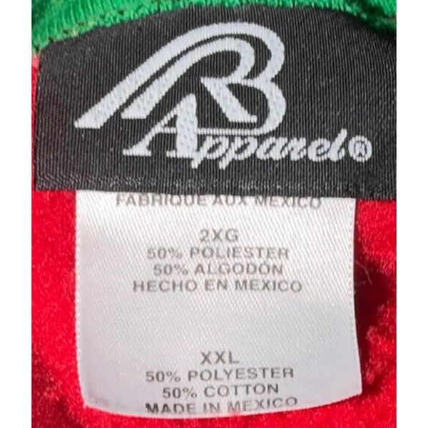 R&B Apparel Women's Red Gingerbread House Double Crewneck Sweatshirt Size XXL - Image 4