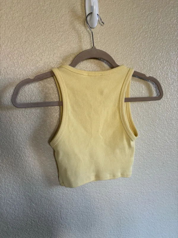 Yellow Zara Crop Top - Image 4