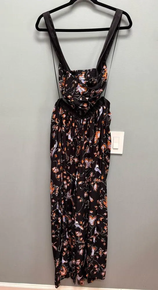 Anthropologie The Brinley V-Neck Jumpsuit Cut Out M - Image 6
