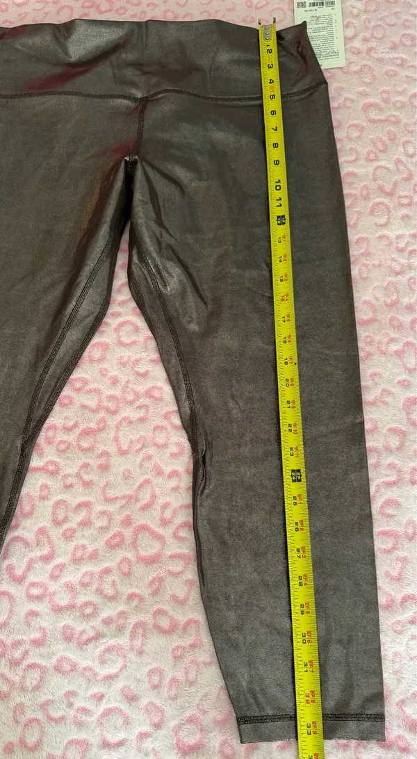 NWT Lululemon Align HR Pant 25" Shine Women's Size: 18 - Image 8