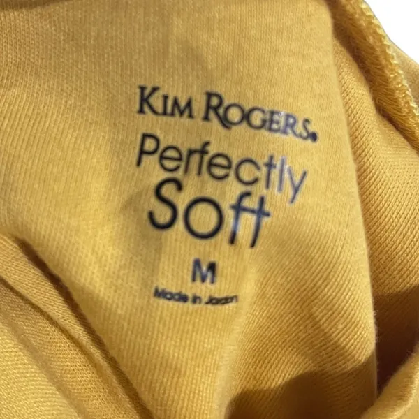 Kim Rogers Perfectly Soft Long Sleeve Mock Neck Shirt SZ Medium Casual Everyday - Image 3