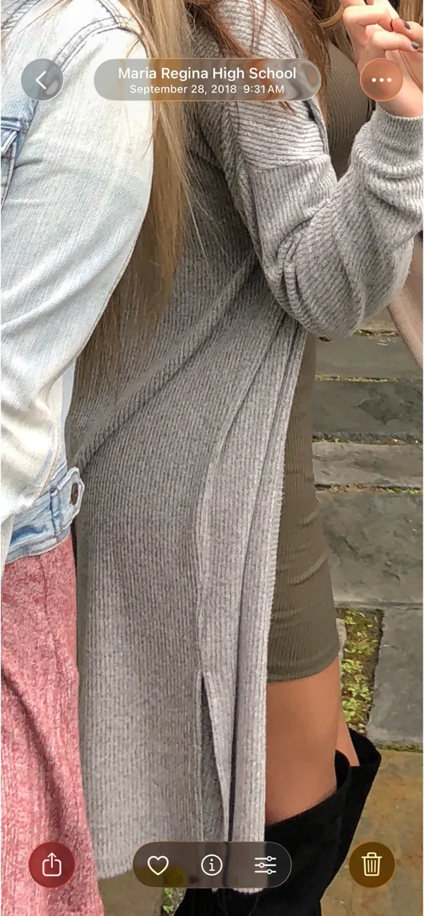 Grey Garage Cardigan  - Image 2