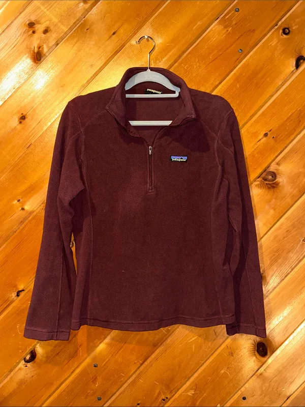 Patagonia Micro-D quarterzip in chicory red - Image 3