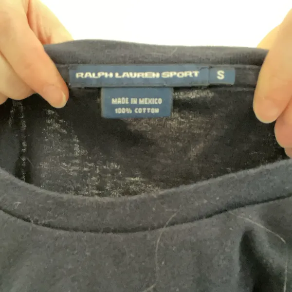 Ralph Lauren Navy Blue Quarter Sleeve Top - Image 5