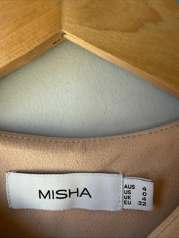 MISHA Collection Ida Dress Asymmetric High-Low Gathered Waist - Image 4