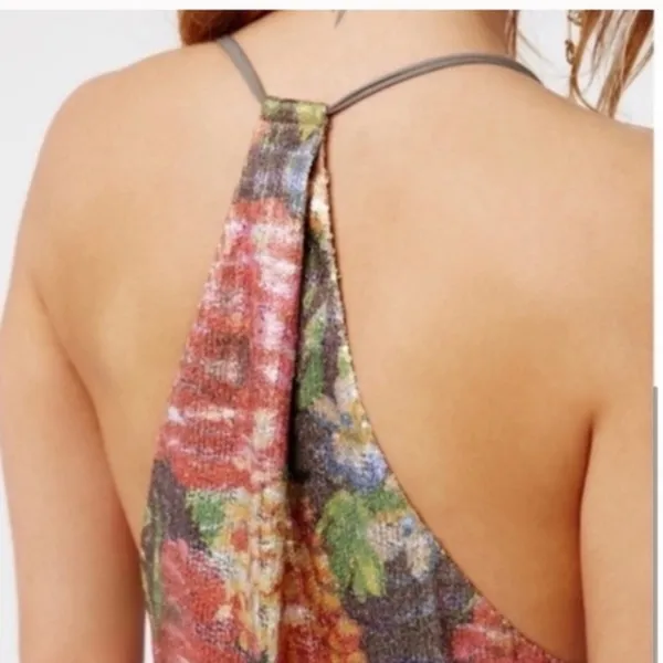 Free people floral tangier‎ sequin mini dress - Image 4