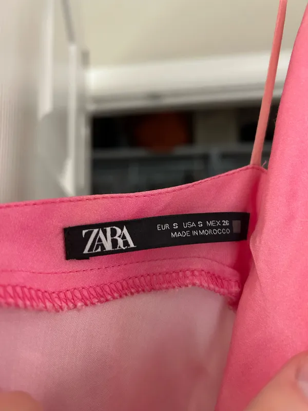 ZARA Tie-Dye Dress Satin - Image 2