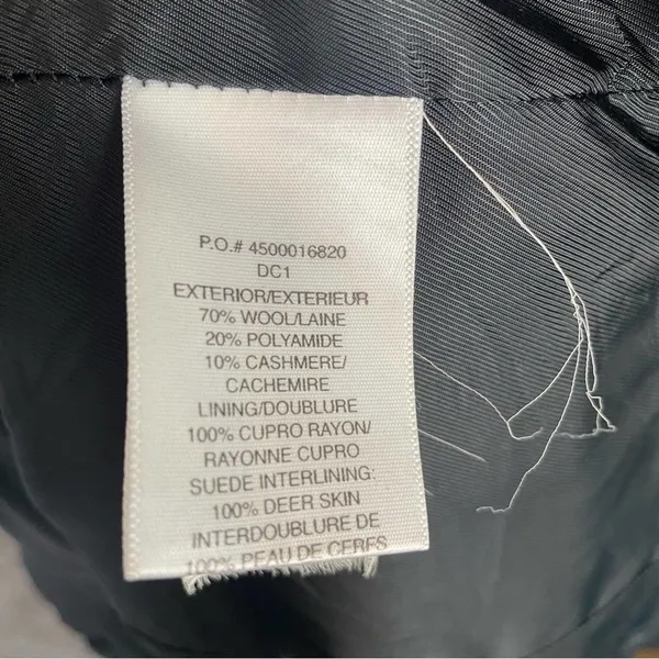 Aritzia Babaton Cashmere Wool Longline Coat Size Small - Image 10