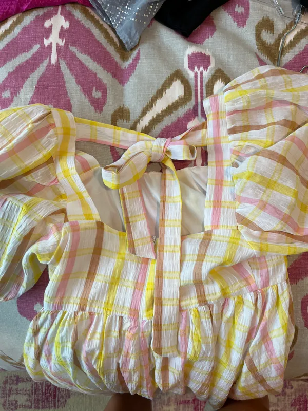 Mabel striped mini dress - Image 4