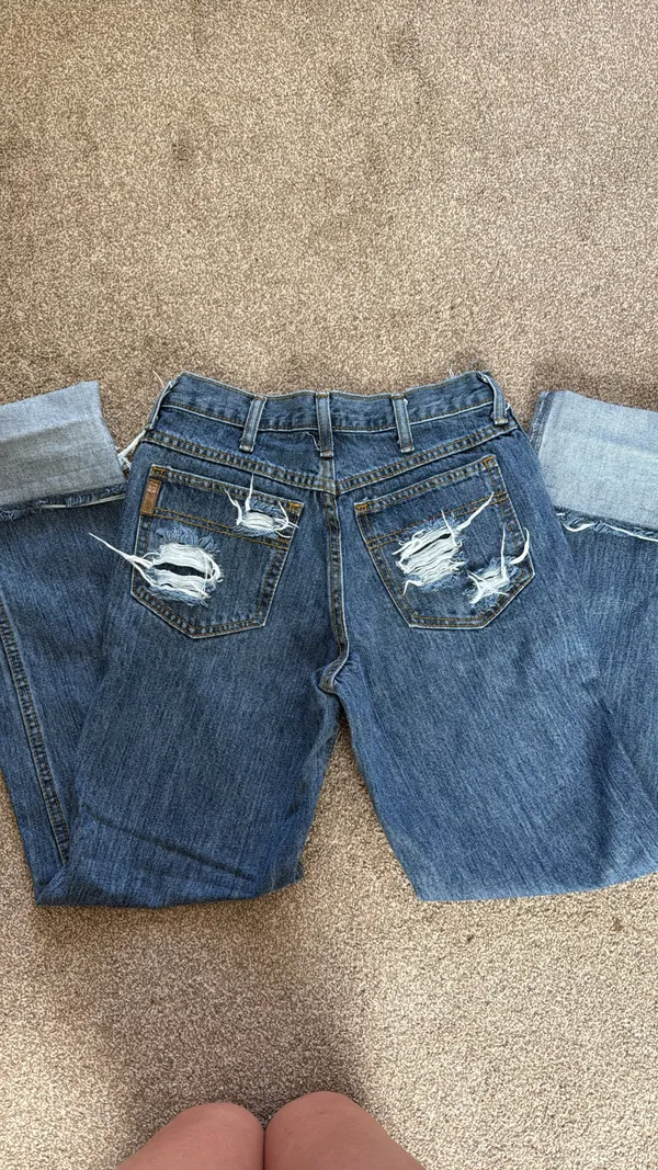 Green Label Cinch Jeans distressed - Image 2