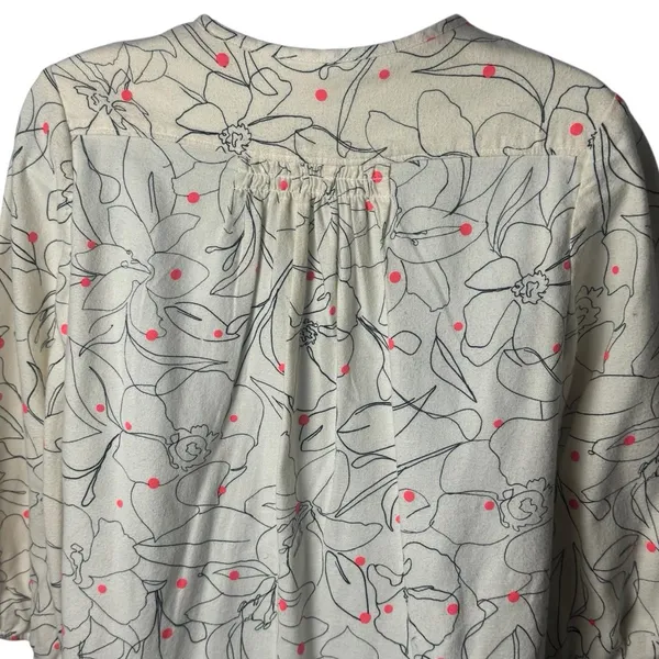 Anthropologie Maeve Bethesda Lily Flannel Button Blouse Cottagecore Whimsical‎ S - Image 6