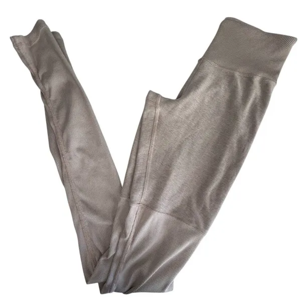 Alo Yoga‎ Women's High-Waist Ankle Leggings Beige/Pink Size S Activewear - Image 2
