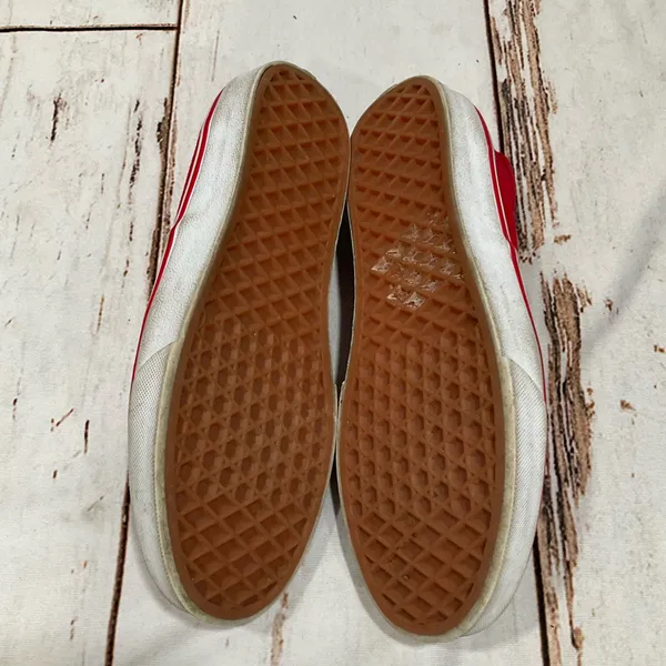 Vans Off The Wall Tb4r Red Canvas‎ Low Top Skate Shoes - Image 7