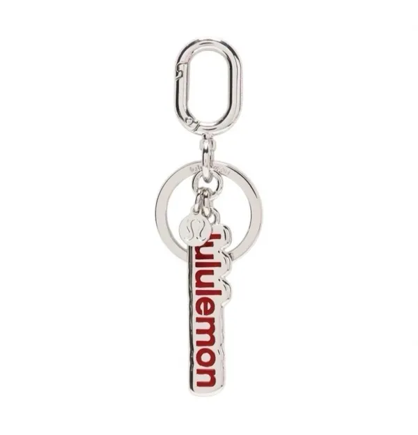 Lululemon Metal Keychain Lululemon Red/Silver - Image 7