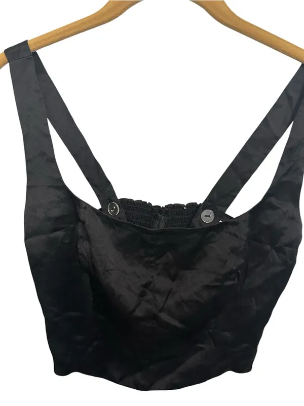 Reformation black Sorrento Silk Top - Image 2