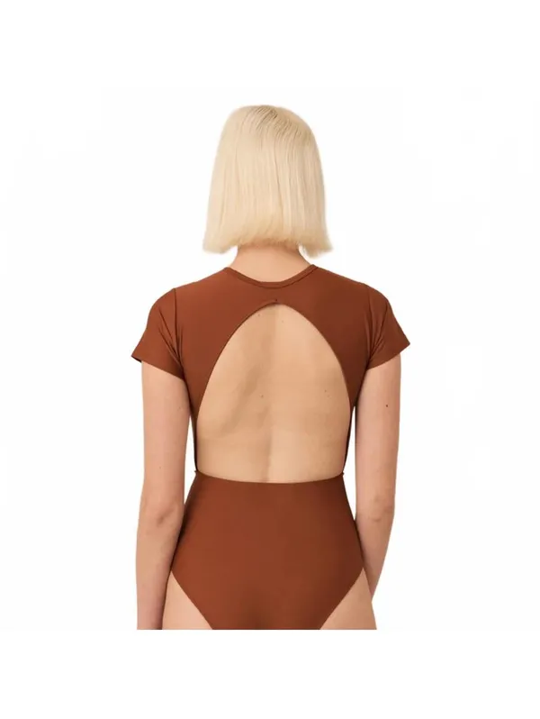 Hakea Swim Chacahua Surf Suit Rust Beach Summer Women's Size US 2 AU 6 NWOT - Image 3