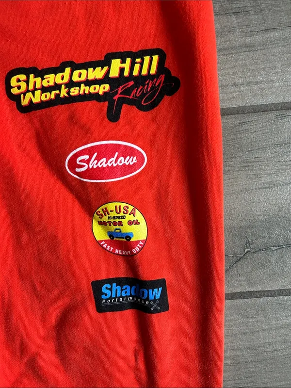 Shadow Hill Red Graphic Fleece Joggers - Image 3