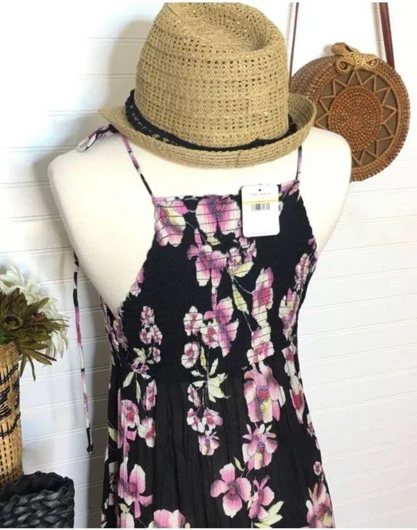 Free People Onyx Garden Party Floral Maxi Dress - Image 4