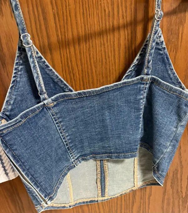 Garage Denim Top Corset - Image 3
