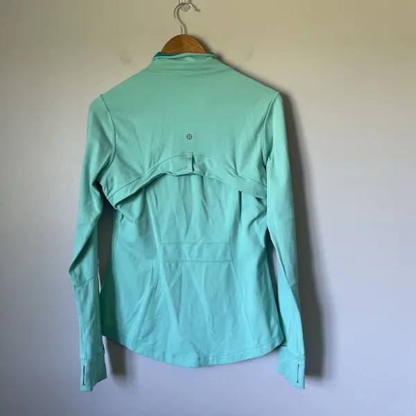 Lululemon Define Jacket Full-Zip Athletic Performance Teal Blue Women's Size 10 - Image 2