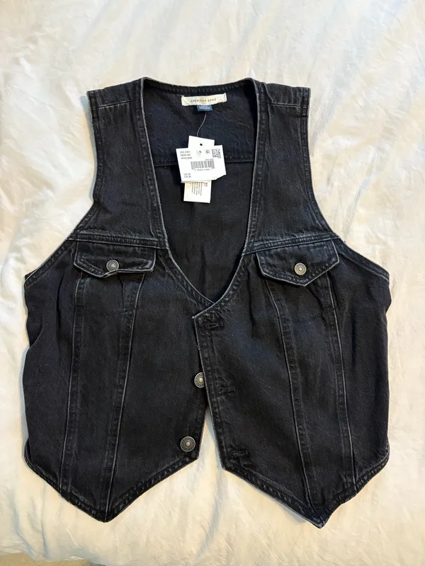 American Eagle Denim Vest - Image 2