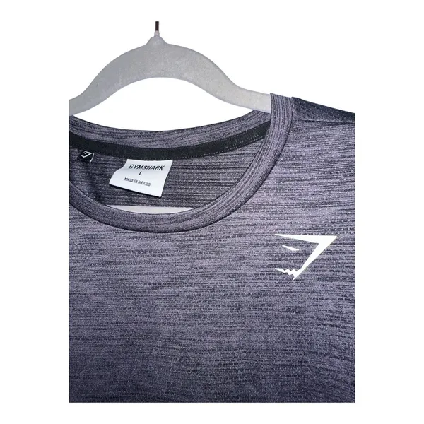 Gymshark‎ Long Sleeve Gray Active Top, Womens Large - Image 3
