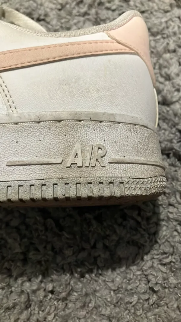 Nike Air Force 1 Women’s white and pink sneakers - Image 2