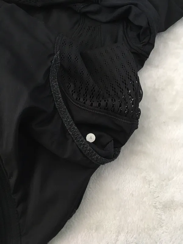 Lululemon Mesh Back Full Zip Women’s Black Jacket Size 4 - Image 10
