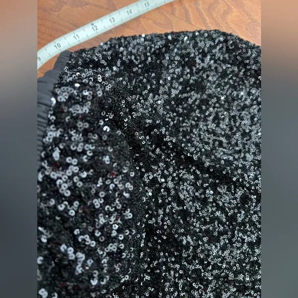 Gina Tricot mix & match sequin maxi skirt in black - Image 6