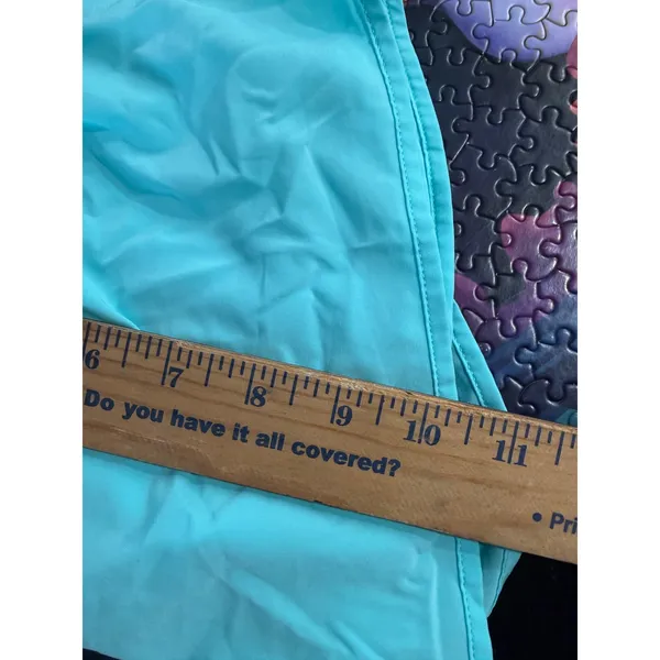 OFFLINE by Aerie Real Good Low Rise Smocked Athletic Shorts‎ Turquoise Blue XS - Image 8