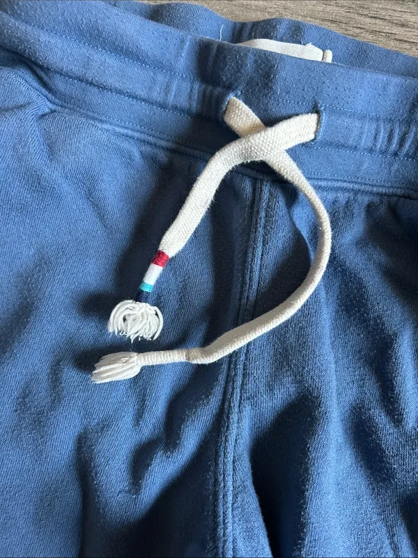 Sol Angeles Blue Jogger Sweatpants with White Stripe Detail - Image 3