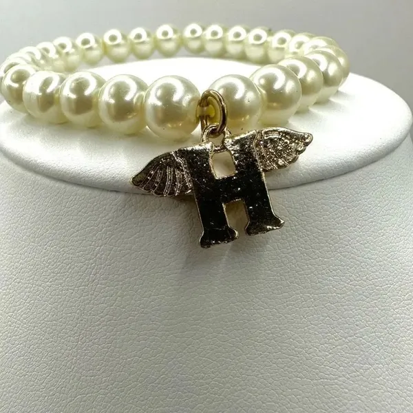 Faux pearl H monogram bracelet - Image 6