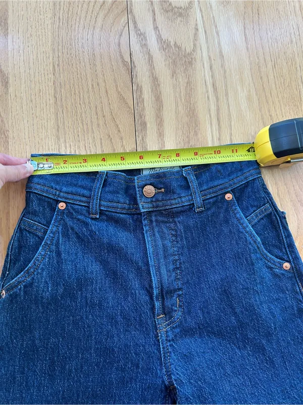Madewell The Perfect Vintage Straight Jeans Stanhill Wash Pocket Edition Size 23 - Image 5