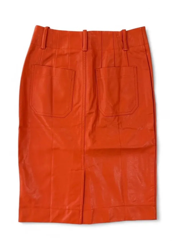 Anthropologie Maeve The Colette Faux Leather Skirt XS - Image 5