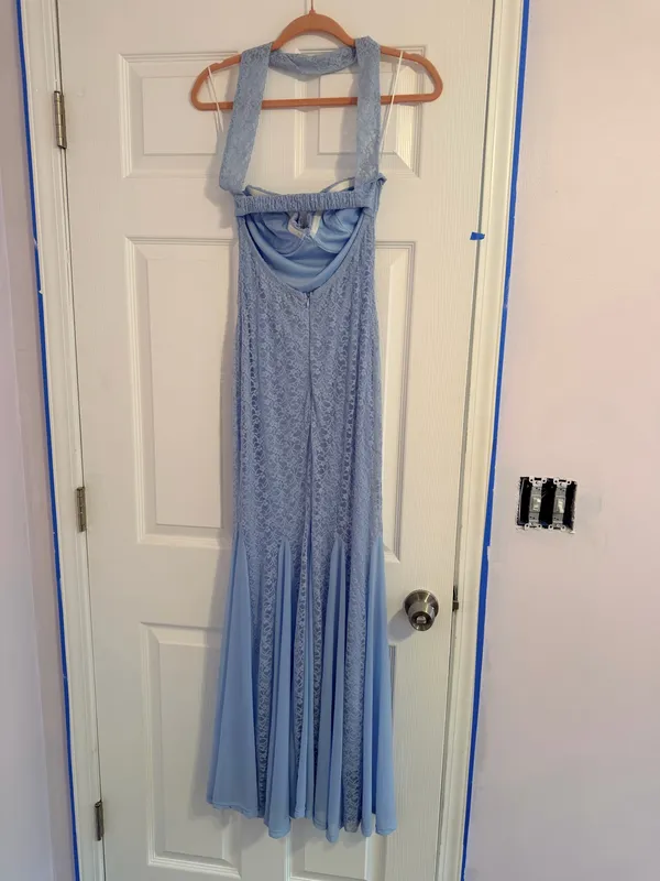 Hello Molly Dress Maxi Blue Floral - Image 3
