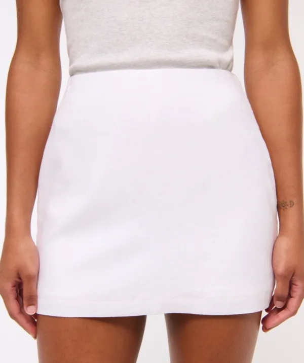 Abercrombie & Fitch white linen skirt - Image 2