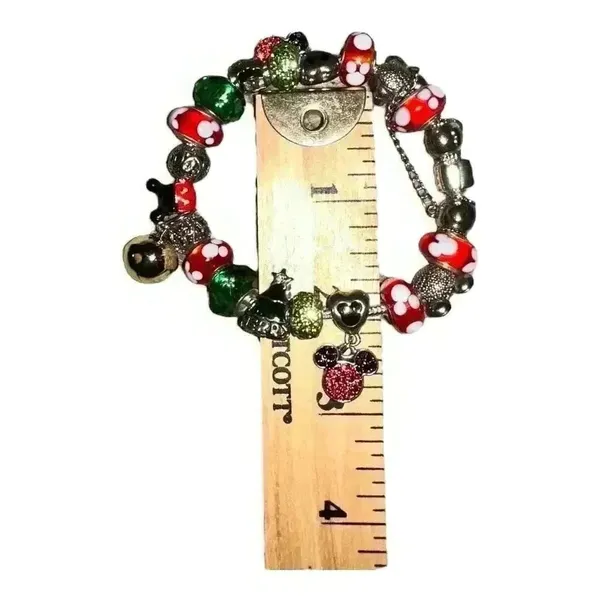 Unbranded Silver Christmas Charm‎ Bracelet - Image 6