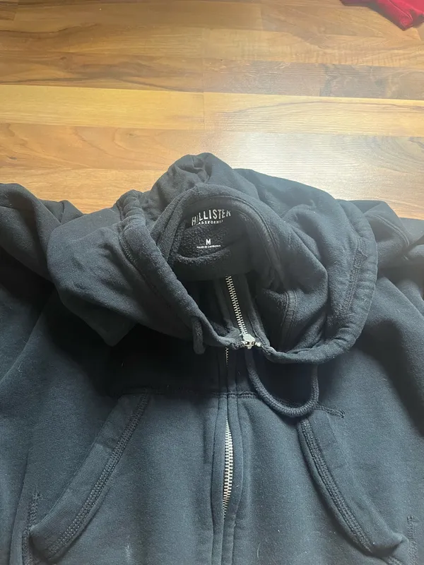 Black Hollister zip up - Image 3