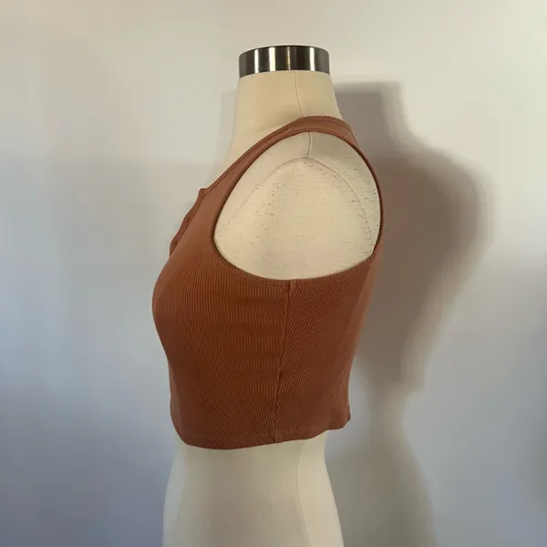 Urban Nation Ribbed Crop Top - Image 3