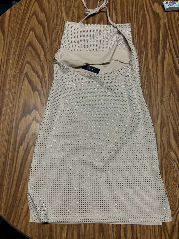 Nude Gem Dress Akira - Image 4