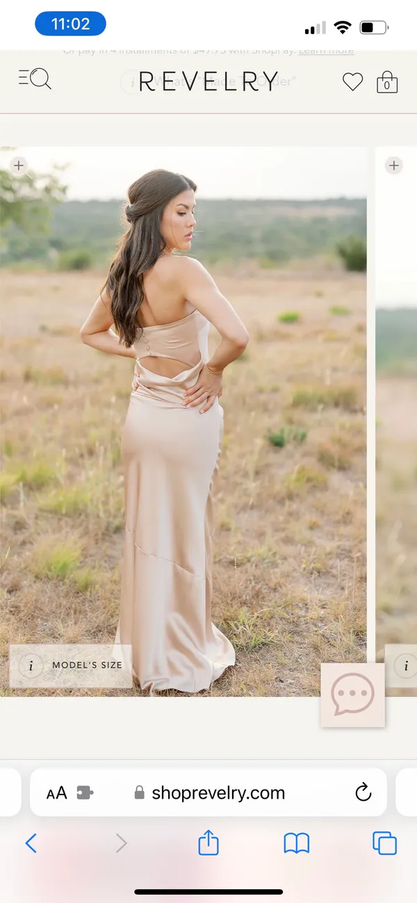 Revelry Satin Dress - Image 4
