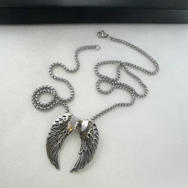 Angel Wings Pendant Necklace for Men Women Streetwear Punk Hip Hop Unisex Style - Image 5