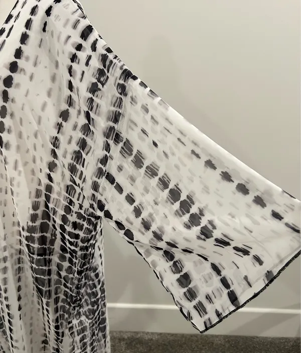 Duster Kimono Gray Size M - Image 3