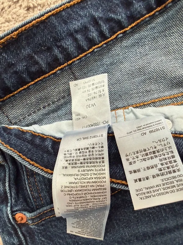 Levi’s 501 Denim Shorts Cut-Off - Image 6