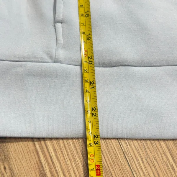 Tommy Bahama Womens Light Blue Full Zip Funnel Neck Sweatshirt Size Medium‎ Soft - Image 7