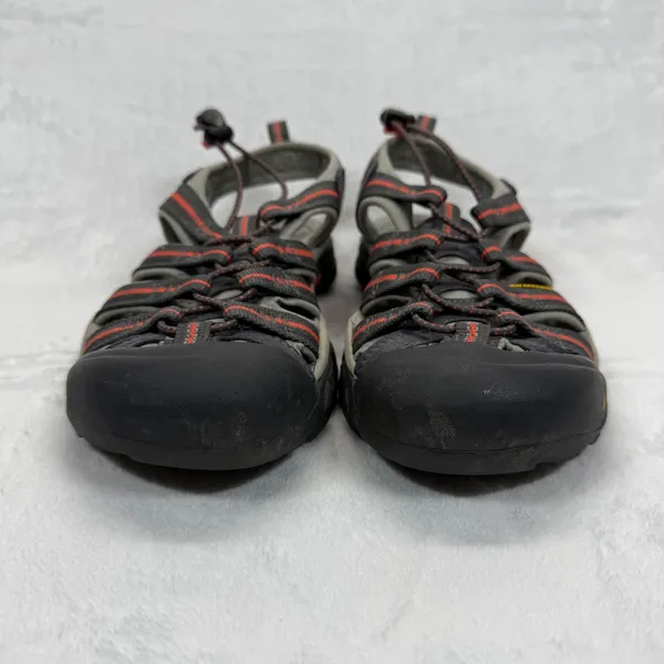 Keen Waterproof Water Newport Hiking Sandals Shoes Gray Orange Accent Size‎ 8 - Image 2
